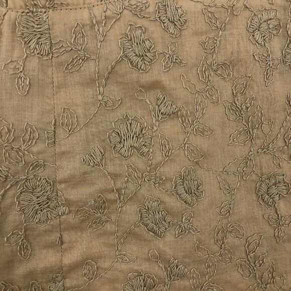 J. Jill Tan Floral Embroidered Jacket - Picture 3 of 5
